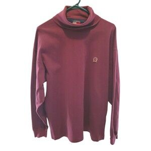 TOMMY HILFIGER 90's Burgundy Turtleneck (XL)